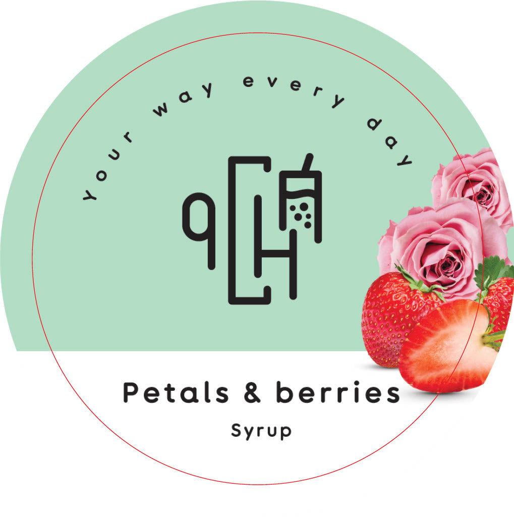 Petals & Berries syrup (Rose & Strawberry)
