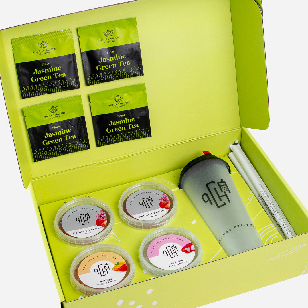 Petals & Berries Bubble Tea Set Kit