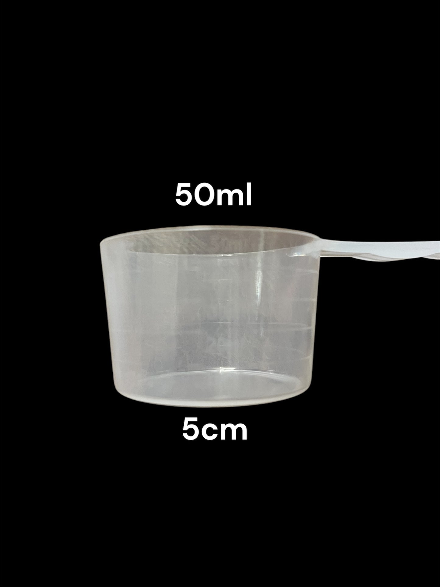 25 pcs Plastic Measuring Scoops 50ml