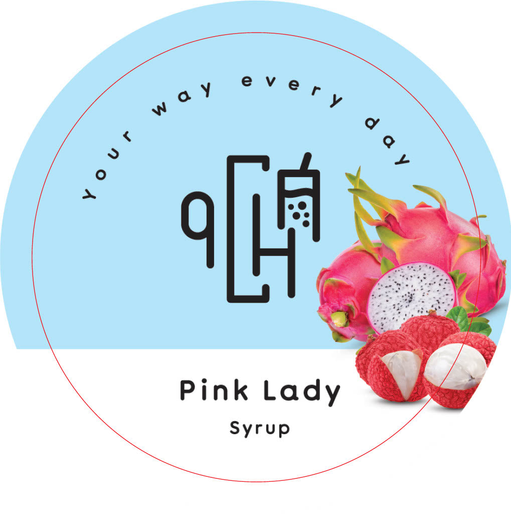 Pink Lady Syrup (Lychee & Dragon Fruit)