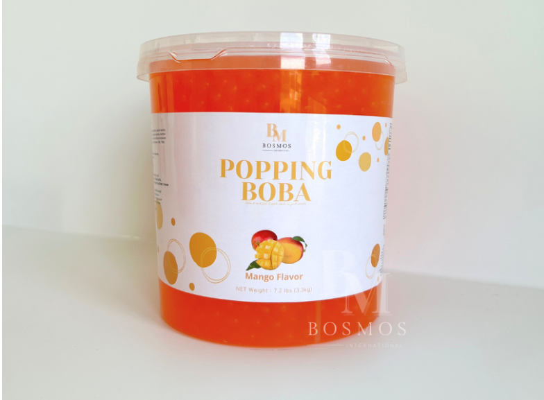 Mango Popping Boba 4 X 3.3Kg