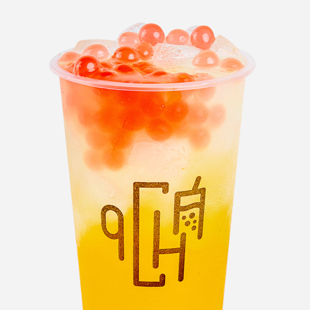 Peach Bubble Tea Set Kit