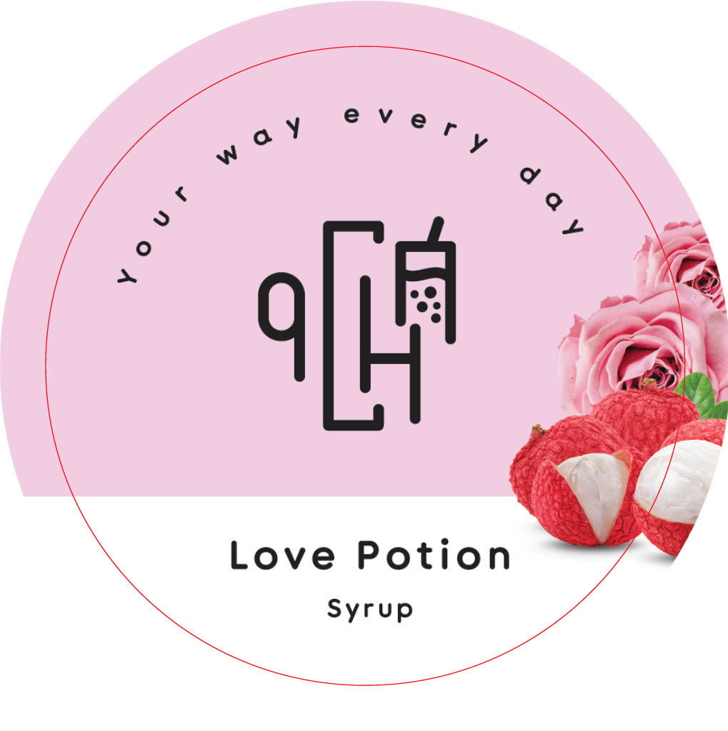 Love Potion Syrup (Lychee & Rose)