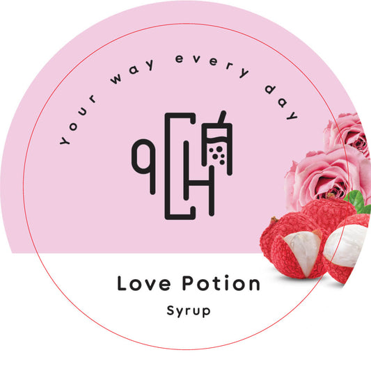 Love Potion Syrup (Lychee & Rose)