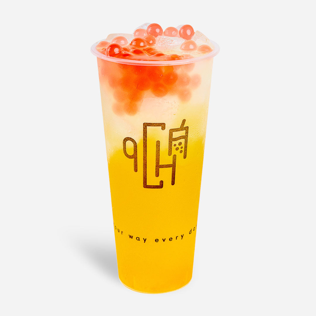 Peach Bubble Tea Set Kit